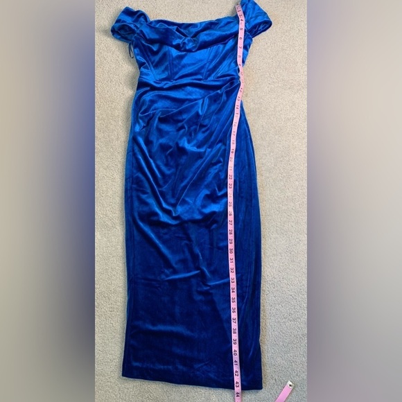 NWT Line and Dot Du Jour Evening Dress Sapphire Blue Women Small - Picture 9 of 11